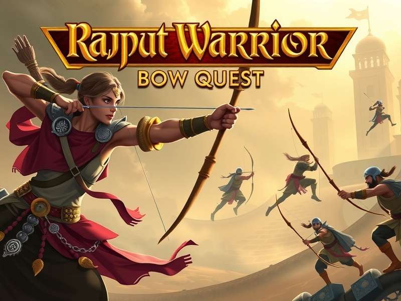 Rajput Warrior Bow Quest Game Banner